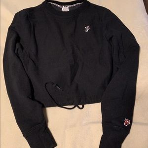 Pink crop top sweater